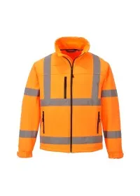 Portwest S424 Hi Vis Classic Softshell Jacket 3 Layer