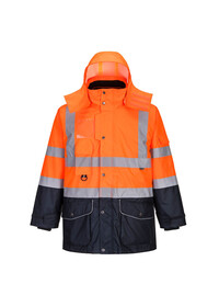Portwest S426 Hi Vis 7 in 1 Contrast Traffic Jacket
