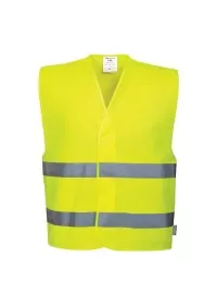 Portwest C474 Hi-Vis 2 Band Vest Yellow