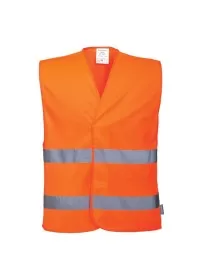Portwest C474 Hi-Vis 2 Band Vest Orange