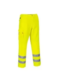 Portwest E046 Hi-Vis Combat Trousers Yellow