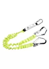 Portwest FP52 Double Lanyard Elasticated Yellow