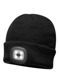Portwest B029 Rechargeable LED Beanie Black