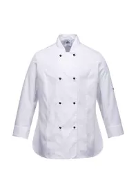 Portwest C837 Rachel Chef Jacket White