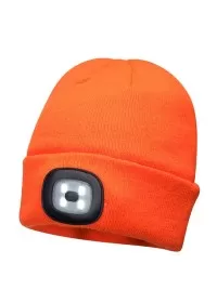 Portwest B029 Rechargeable LED Beanie Orange