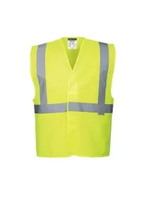 Portwest C472 Hi-Vis 1 Band Vest Yellow