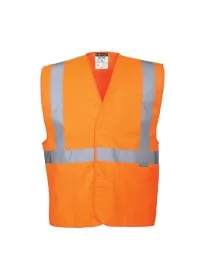 Portwest C472 Hi-Vis 1 Band Vest Orange