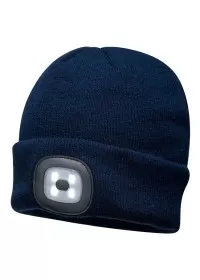 Portwest B029 Rechargeable LED Beanie Navy