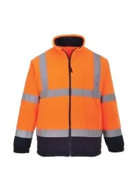 Portwest F301 Hi-Vis 2-Tone Fleece Ora-Nav