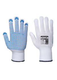 Portwest A110 Polka Dot Glove White