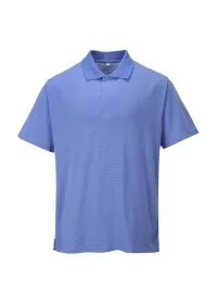 Portwest AS21 Antistatic ESD Polo Shirt Hosp-Blue