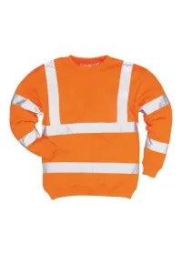 Portwest B303 Hi-Vis Sweatshirt Orange