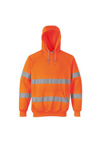 Portwest B304 Hi-Vis Hooded Sweatshirt Orange