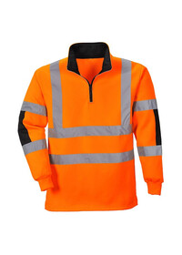 Portwest B308 Xenon Rugby Sweatshirt Orange