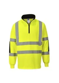 Portwest B308 Xenon Rugby Sweatshirt Yellow