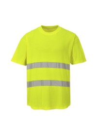 Portwest C394 Hi-Vis Mesh T-Shirt Yellow