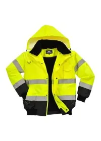 Portwest C465 3in1 Bomber Jacket 3:2 Yellow