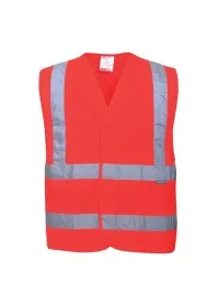 Portwest C470 Hi-Vis Band and Brace Vest Red