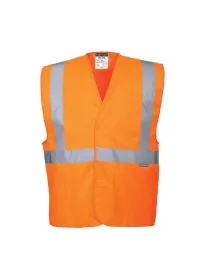 Portwest C472 Hi-Vis 1 Band Vest Orange