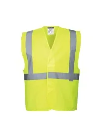 Portwest C472 Hi-Vis 1 Band Vest Yellow