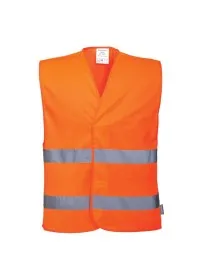 Portwest C474 Hi-Vis 2 Band Vest Orange