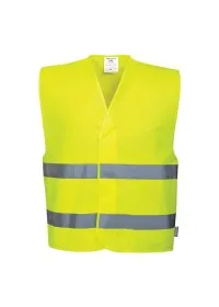 Portwest C474 Hi-Vis 2 Band Vest Yellow