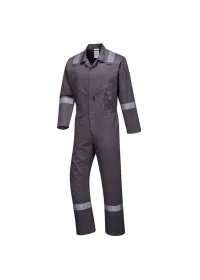 Portwest C814 Iona Cotton Coverall Grey
