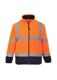 Portwest F301 Hi-Vis 2-Tone Fleece Ora-Nav