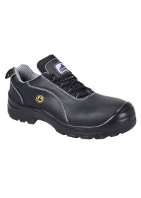 Portwest FC02 ESD Leather Safety ShoeS1 Black