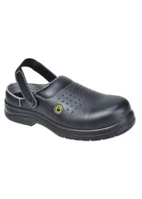 Portwest FC03 ESD Safety Clog 36/3SB AE Black