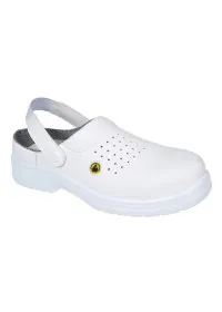 Portwest FC03 ESD Safety Clog 36/3 SB AE White
