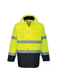 Portwest S166 Lite 2-Tone Traffic Jacket Yell-Nav