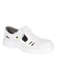 Portwest FW48 Steelite ESD Safe Sandal S1CL3 White