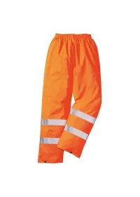 Portwest H441 Hi-Vis Rain Trousers Orange