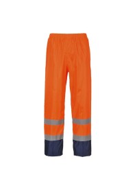 Portwest H444 Hi-Vis Classic Contrast Trouse Ora-Nav