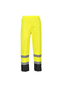 Portwest H444 Hi-Vis Classic Contrast Trouse Yellow