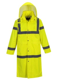 Portwest H445 Hi-Vis Coat 122cm Yellow