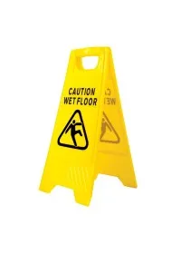 Portwest HV20 Wet Floor Warning Sign Yellow