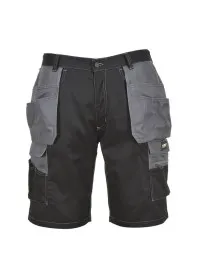 Portwest KS18 Granite Holster Shorts Black-grey
