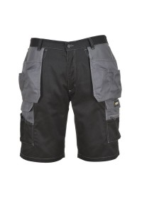 Portwest KS18 Granite Holster Shorts Black-grey