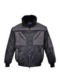 Portwest PJ20 Pilot Jacket 2-Tone Black-Grey