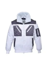 Portwest PJ20 Pilot Jacket 2-Tone White