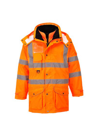Portwest RT27 Hi-Vis 7-in-1 Jacket RIS Orange