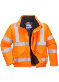 Portwest RT32 Hi-Vis Bomber Jacket RIS Orange