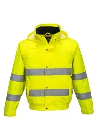 Portwest S161 Hi-Vis Lite Bomber Jacket Yellow