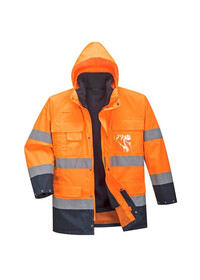 Portwest S162 Hi-Vis Lite 3in1 Jacket Ora-Nav