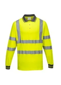 Portwest S271 Cotton Comfort PoloL/S Yellow