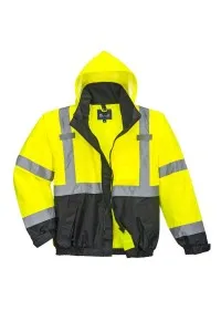 Portwest S365 Hi-Vis Premium 3in1 Bomber Jkt Yellow