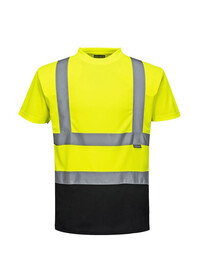 Portwest S378 Hi-Vis 2-Tone T-Shirt Yellow