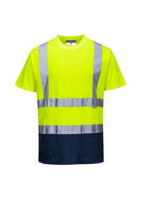 Portwest S378 Hi-Vis 2-Tone T-Shirt Yell-Nav